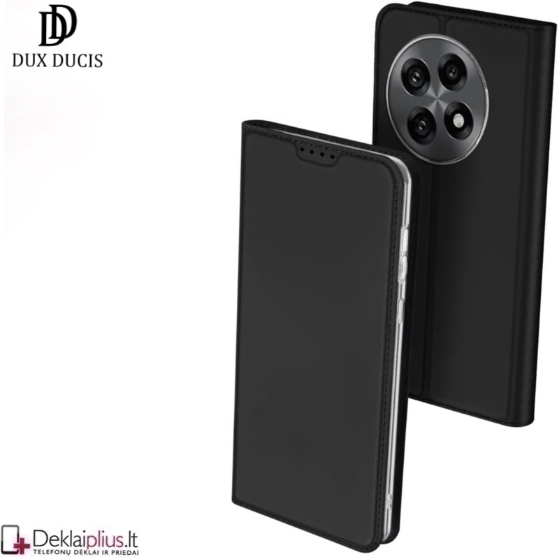 Dux Ducis Skin Pro dirbtinės odos dėklas - juodas (Oneplus 13R) Dux Ducis Skin Pro dirbtinės odos dėklas - juodas (Oneplus 13R)